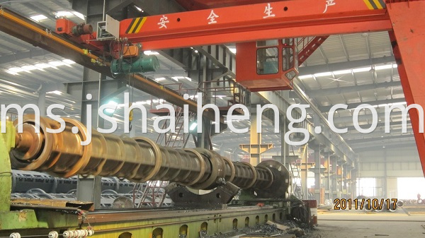 15meter lathe machine for concrete pile mould